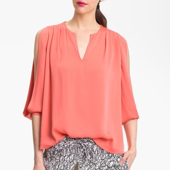 Diane Von Furstenberg Coral Tunic, sz 4 - Picture 12 of 12